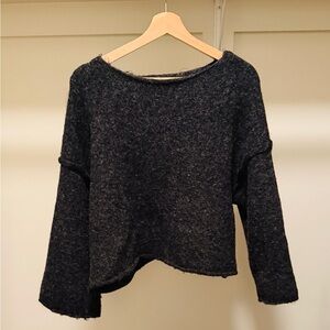 Zara dark grey over size stile warm SUPER Cute Sweater
